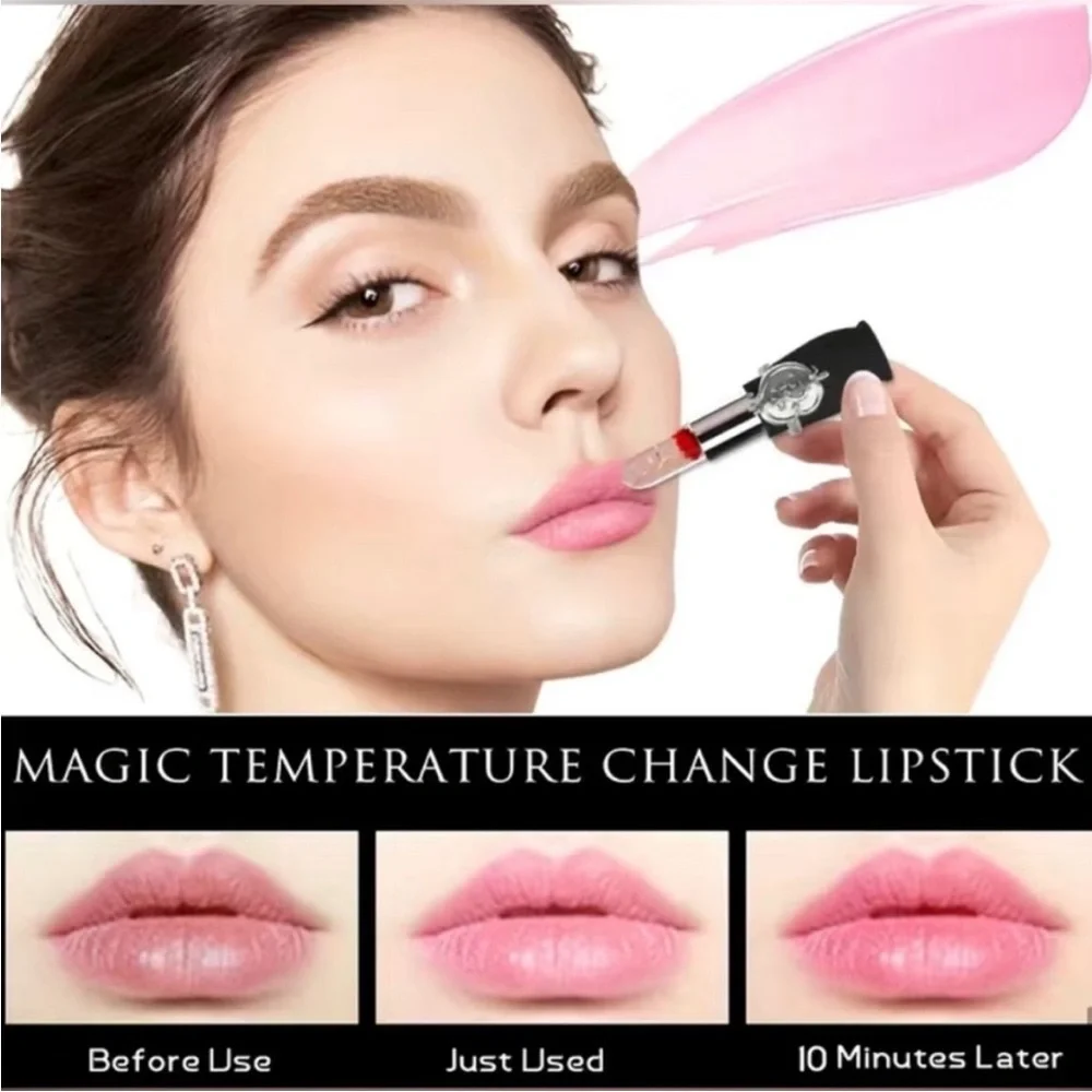 6 Floral Jelly Lipstick Set - Black Case